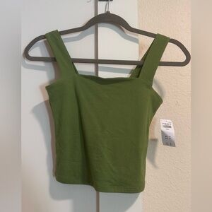 Abercrombie green crop tank size small tags still on